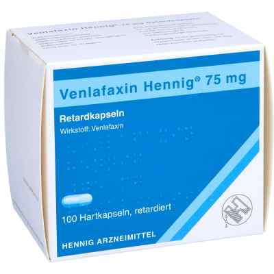 Venlafaxin Hennig 75mg 100 stk von Hennig Arzneimittel GmbH & Co. K PZN 07281226