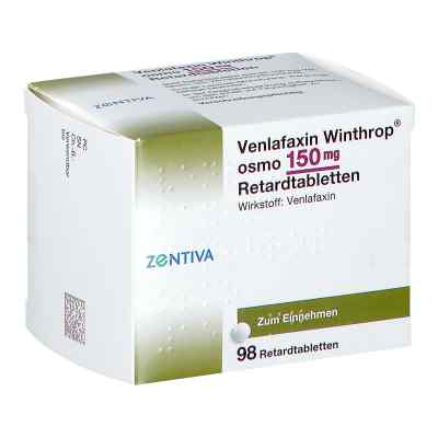 Venlafaxin Winthrop osmo 150mg 98 stk von Zentiva Pharma GmbH PZN 06455931