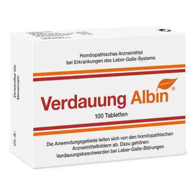 Verdauung Albin Tabletten 100 stk von Homviora Arzneimittel Dr.Hagedor PZN 12396960