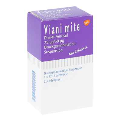 Viani mite 25μg/50μg 120 stk von GlaxoSmithKline GmbH & Co. KG PZN 01483992
