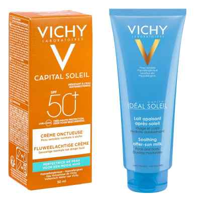 Vichy Capital Soleil Gesicht 50+ + Capital Soleil Milch 1 Pck von L'Oreal Deutschland GmbH PZN 08102913