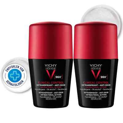 Vichy Homme Deo Roll-on Antitranspirant 96h Dp