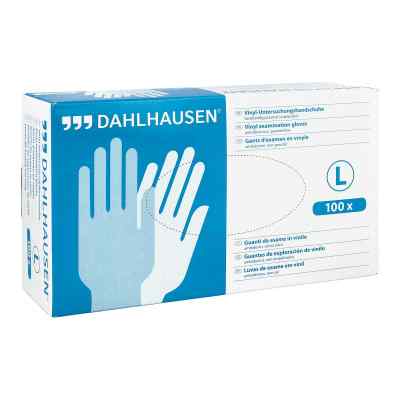 Vinyl Handschuhe ungepudert Größe l 100 stk von P.J.Dahlhausen & Co.GmbH PZN 07485696