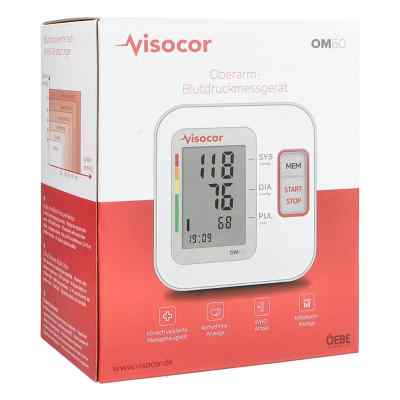 Visocor Oberarm Blutdruckmessgerät OM60 1 stk von Uebe Medical GmbH PZN 16259941