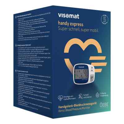 Visomat handy express vollautomatisches Handgelenk Blutdruckmess 1 stk von Uebe Medical GmbH PZN 13975602