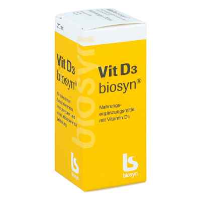 Vit D3 biosyn Tropfen zum Einnehmen 1X20 ml von biosyn Arzneimittel GmbH PZN 12601012