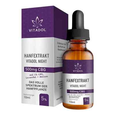 Vitadol Night Hanfextrakt mit 5% CBG + 1% CBD