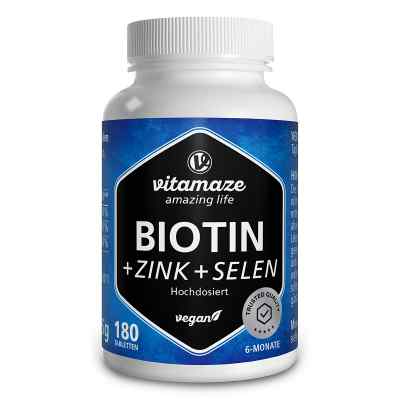 Vitamaze Biotin + Zink + Selen Tabletten vegan