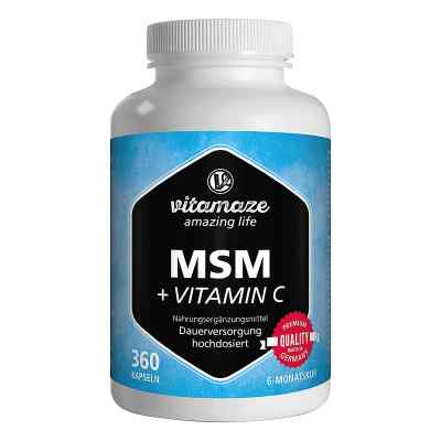 Vitamaze MSM HOCHDOSIERT+Vitamin C 360 stk von Vitamaze GmbH PZN 12580563