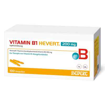 Vitamin B1 Hevert 200 mg Injektionslösung Ampullen 