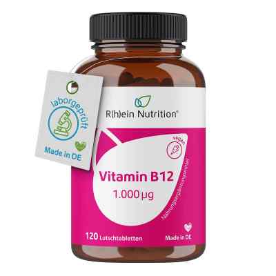 Vitamin B12 1.000 µg Lutschtabletten vegan 120 stk von R(h)ein Nutrition & Health GmbH PZN 16393970