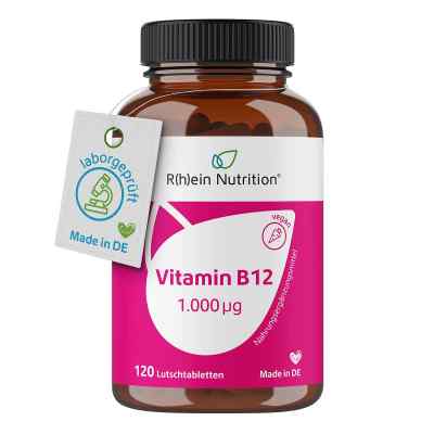 Vitamin B12 1.000 [my]g Lutschtabletten vegan 120 stk von R(h)ein Nutrition UG PZN 16393970