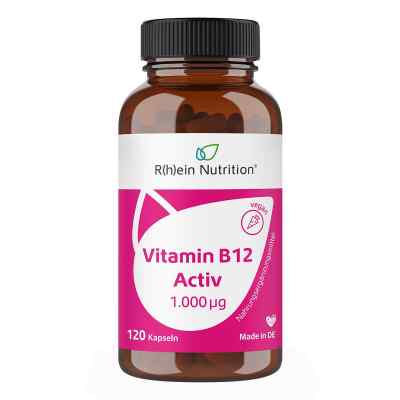 Vitamin B12 Activ 1000 mg hochdosiert+vegan Kapseln  120 stk von R(h)ein Nutrition & Health GmbH PZN 19290006