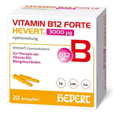 Vitamin B12 forte Hevert 3000 µg Ampullen