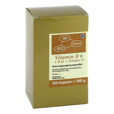 Vitamin B6+b12+folsäure N Kapseln 200 stk von FBK-Pharma GmbH PZN 12569260