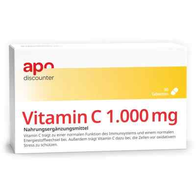 Vitamin C 1000 mg Tabletten von apo-discounter 60 stk von Apologistics GmbH PZN 16656889