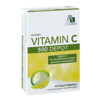 Vitamin C 500 mg Depot Tabletten 60 stk von Avitale GmbH PZN 16743619