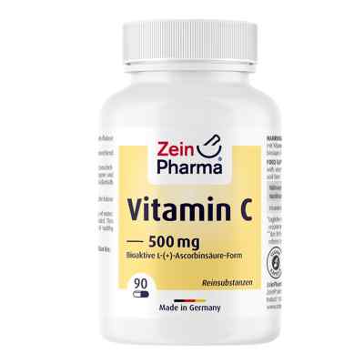 Vitamin C 500 mg Kapseln 90 stk von Zein Pharma - Germany GmbH PZN 08922408