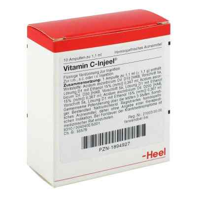 Vitamin C Injeel Ampullen 10 stk von Biologische Heilmittel Heel GmbH PZN 01894927