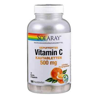 Vitamin C Kautabletten 500 mg Orange 100 stk von Nutraceutical Corporation PZN 15880395