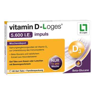 vitamin D-Loges impuls 5.600 internationale Einheiten - Vitamin  60 stk von Dr. Loges + Co. GmbH PZN 15228097