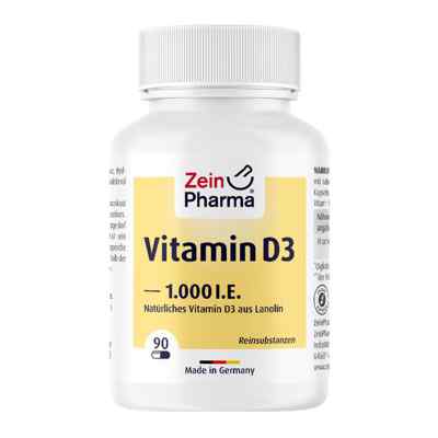 Vitamin D3 1.000 I.e. Kapseln 90 stk von Zein Pharma - Germany GmbH PZN 11161338