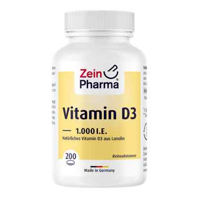 Vitamin D3 1.000 I.e. Softgelkapseln Zeinpharma 200 stk von Zein Pharma - Germany GmbH PZN 14293448