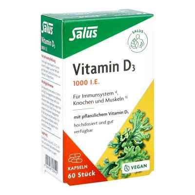 Vitamin D3 1000 I.e.vegan Kapseln Salus 60 stk von GOERLICH PHARMA INTERN PZN 18018940