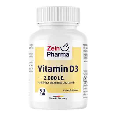 Vitamin D3 2.000 I.e. Kapseln 90 stk von Zein Pharma - Germany GmbH PZN 10189234