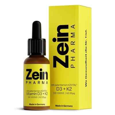 Vitamin D3+ K2 mit patentiertem vitaMK7® D3 1.000I.E. | K2 20µg