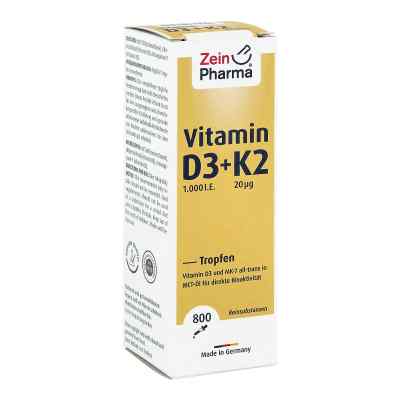 Vitamin D3+k2 Mk7 Tro Hoch 25 ml von Zein Pharma - Germany GmbH PZN 16702951