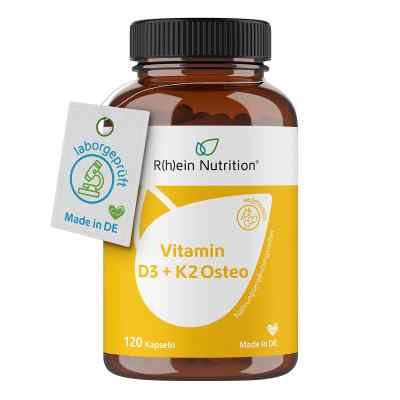Vitamin D3+K2 Osteo 2.000 I.E. Kapseln 120 stk von R(h)ein Nutrition & Health GmbH PZN 17874513
