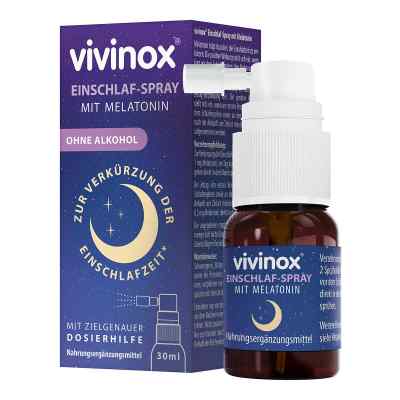 Vivinox Einschlaf-Spray mit Melatonin bei Einschlafstörungen 30 ml von Dr. Gerhard Mann Chem.-pharm.Fab PZN 17938934