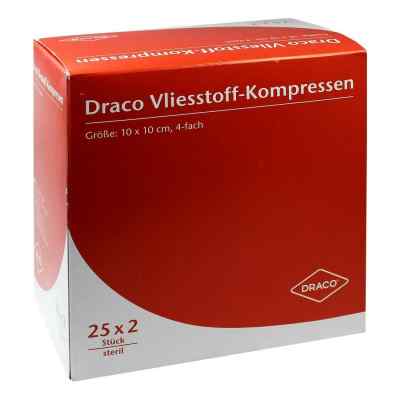 Vliesstoff-Kompressen 10x10 cm steril 4-fach