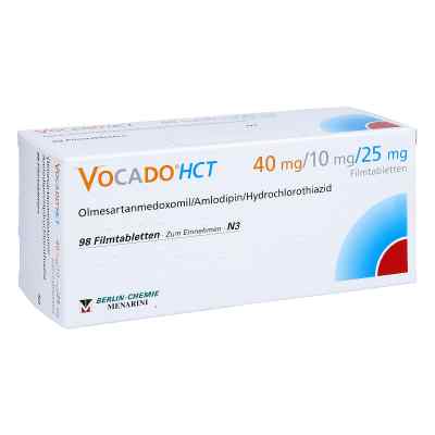 Vocado Hct 40 mg/10 mg/25 mg Filmtabletten 98 stk von BERLIN-CHEMIE AG PZN 07382111