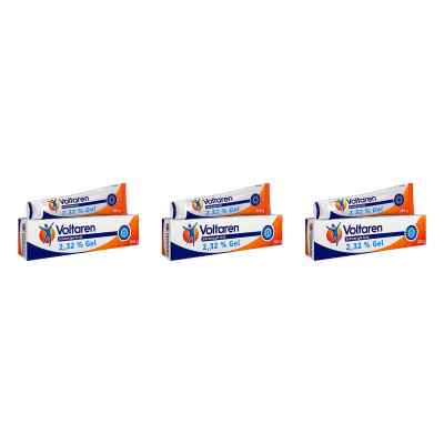 Voltaren Schmerzgel forte 23,2 mg/g Gel mit Diclofenac 3x150 g von Haleon Germany GmbH PZN 08100766