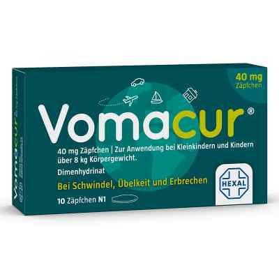 Vomacur® 40 mg Zäpfchen