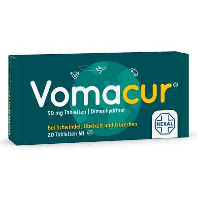 Vomacur® 50 mg Tabletten 20 stk von Hexal AG PZN 03815234