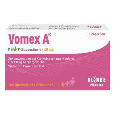 Vomex A Kinder Zäpfchen 40mg