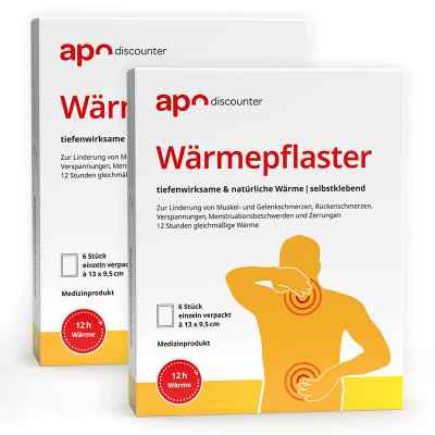 Wärmepflaster 9,5 x 13 cm von apodiscounter
