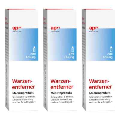 Warzenentferner Lösung für Hände und Füße von apodiscounter 3x2 ml von PK Benelux Pharma Care BV PZN 08102521