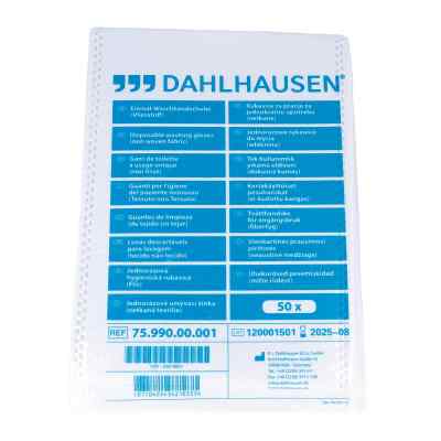 Waschhandschuh Flauschvlies 14,5x22 cm 50 stk von P.J.Dahlhausen & Co.GmbH PZN 03810857