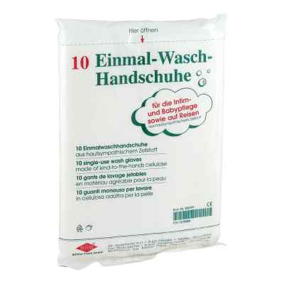 Waschhandschuhe Einmal 10 stk von Büttner-Frank GmbH PZN 07278589