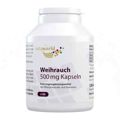 Weihrauch 500 mg Kapseln 120 stk von Vita World GmbH PZN 09771489
