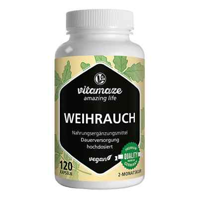 Weihrauch 900 mg hochdosiert vegan Kapseln 120 stk von Vitamaze GmbH PZN 16018663