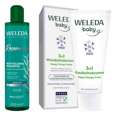 Weisse Malve Wundschutzcreme & Rosmarin Shampoo