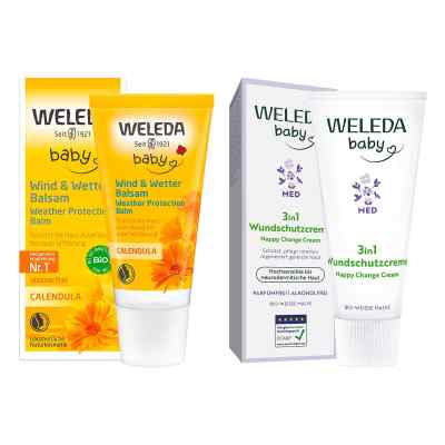 Weisse Malve Wundschutzcreme & Wind & Wetter Balsam