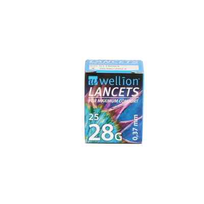 Wellion Lanzetten 28 G 0,37 mm 25 stk von Med Trust GmbH PZN 13565933