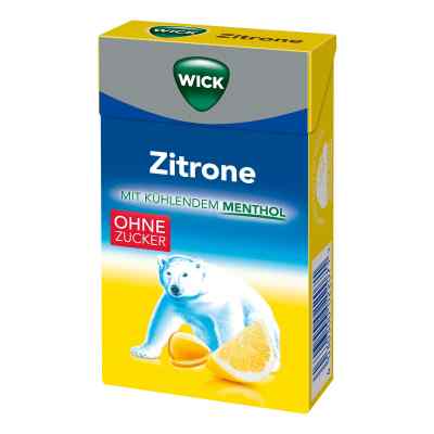 Wick Zitrone & nat.Menthol Bonb.o.zucker Clickbox 46 g von Dallmann's Pharma Candy GmbH PZN 12595381