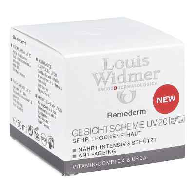 Widmer Remederm Gesichtscreme Uv 20 unparfümiert 50 ml von LOUIS WIDMER GmbH PZN 13348414